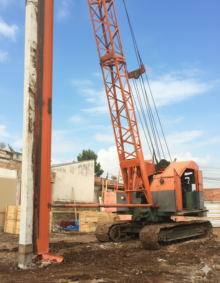 Construção de Bate-estacas - Foto 1